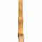 Ekena Millwork Alberta Rough Sawn Timber Gable Bracket, Western Red Cedar, 108"W x 54"H x 6"D x 6"F, 12/12 Pitch GBW108X54X0606ALB00RWR - alternate 5